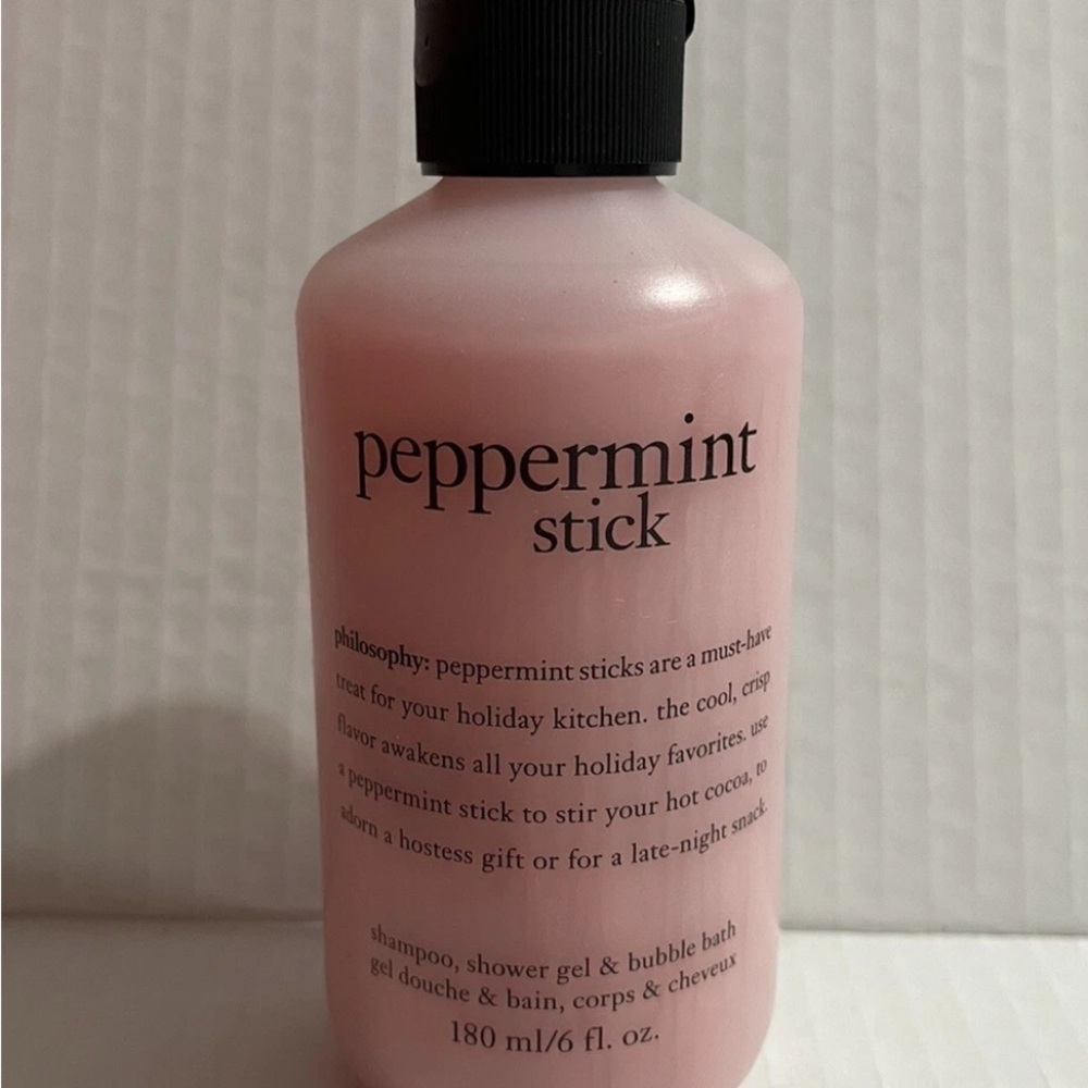 Philosophy 3 In 1 Shower Gel Shampoo Bubble Bath Peppermint Stick